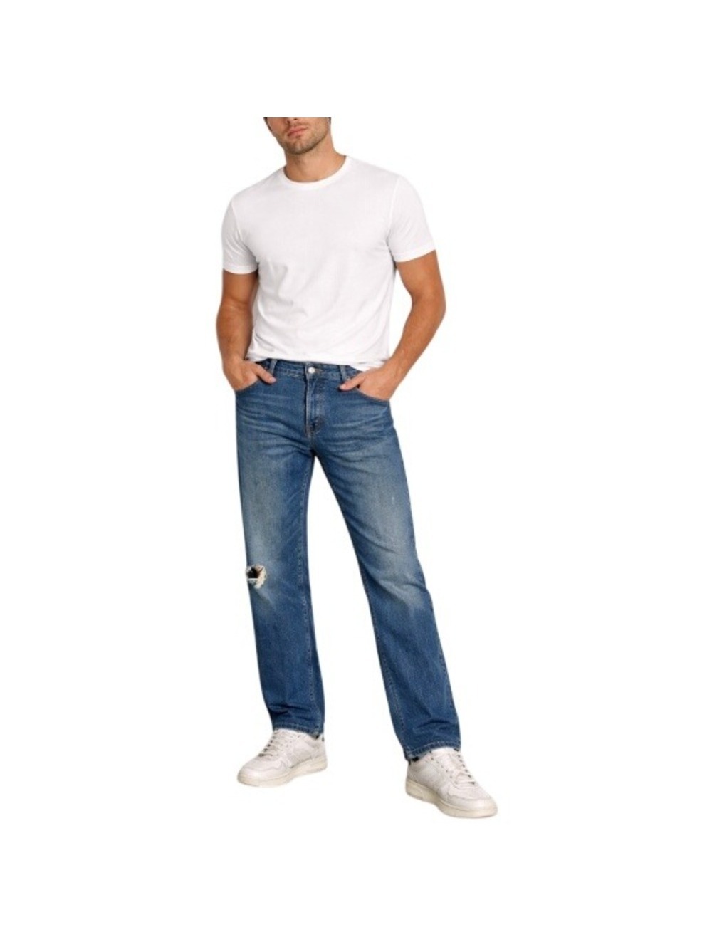 Polo Ralph Lauren Men's Blue Spring 2008 Distressed Bootcut Jeans Size 36x34